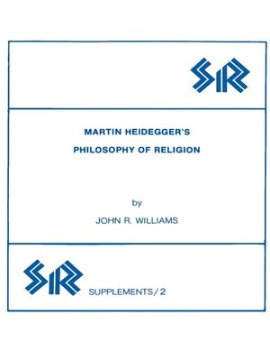 cover image of Martin Heidegger's Philosophy of Religion